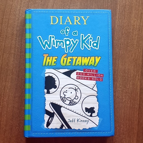 📚3/$10📚Hardcover Diary of a Wimpy Kid The Getaway by Jeff Kinney - Picture 1 of 5